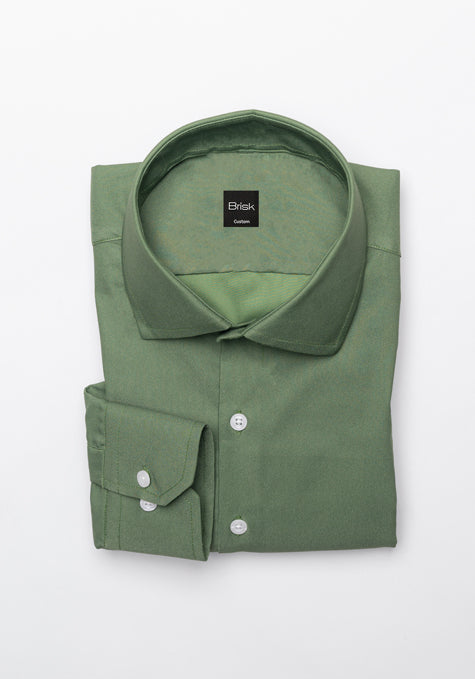 Olive Green Performance Stretch Shirt - Sale