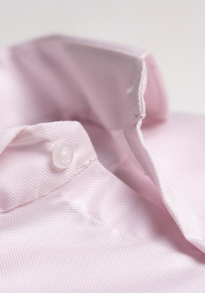 Egyptian Pastel Pink Dobby Structured Shirt - SALE