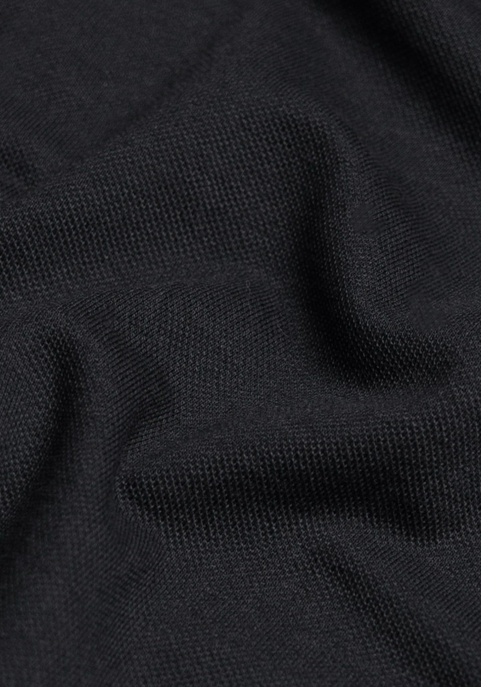 Washed Black Feather Soft Piqué