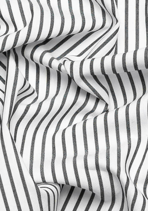 Black Comfort Stretch--Stripes