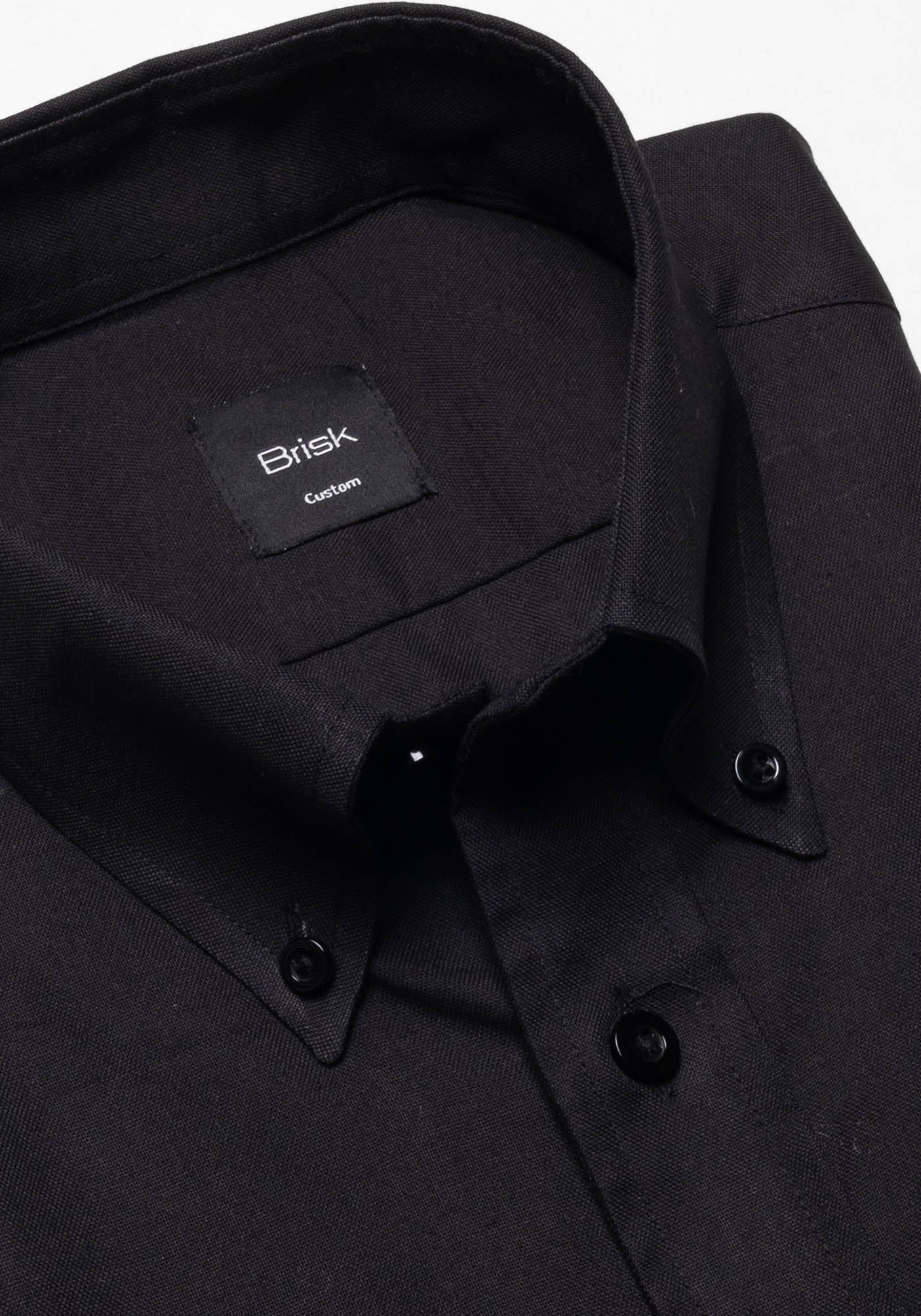 Black Pinpoint Shirt-1