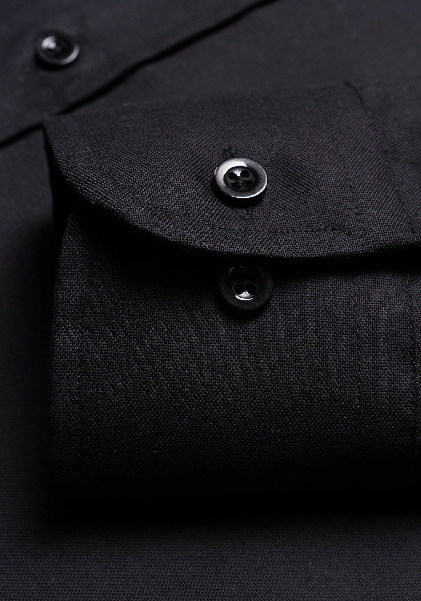 Black Pinpoint Shirt-3