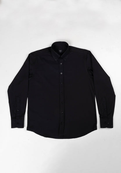 Black Pinpoint Shirt-4