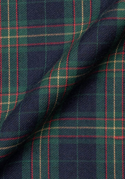 Blue Green Tartan - Poly/Cotton-2
