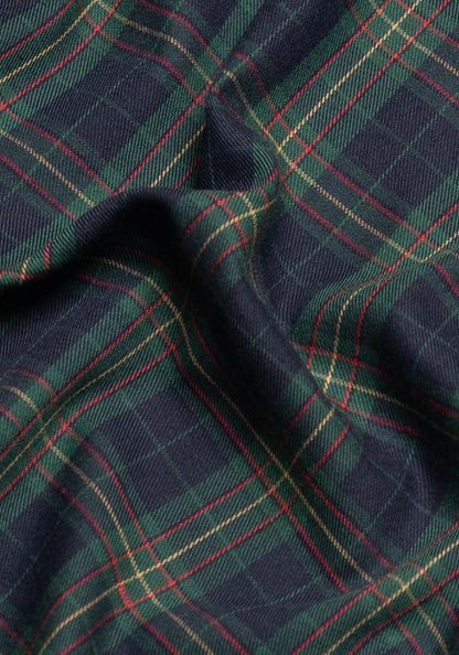 Blue Green Tartan - Poly/Cotton