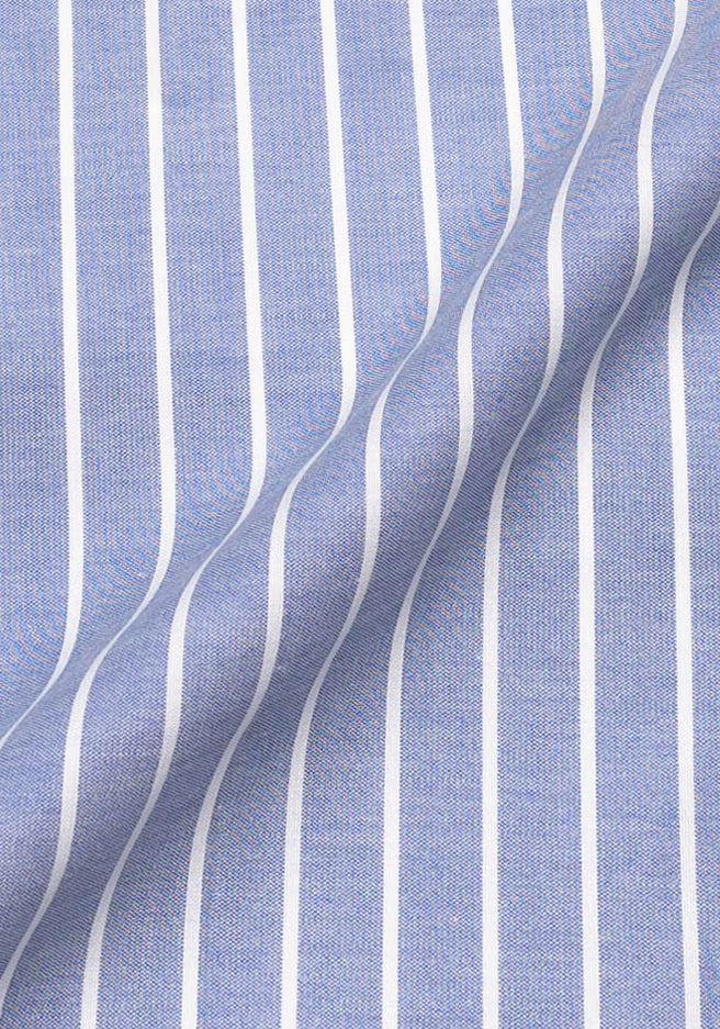 Blueish Grey Chambray Performance Stretch Stripes