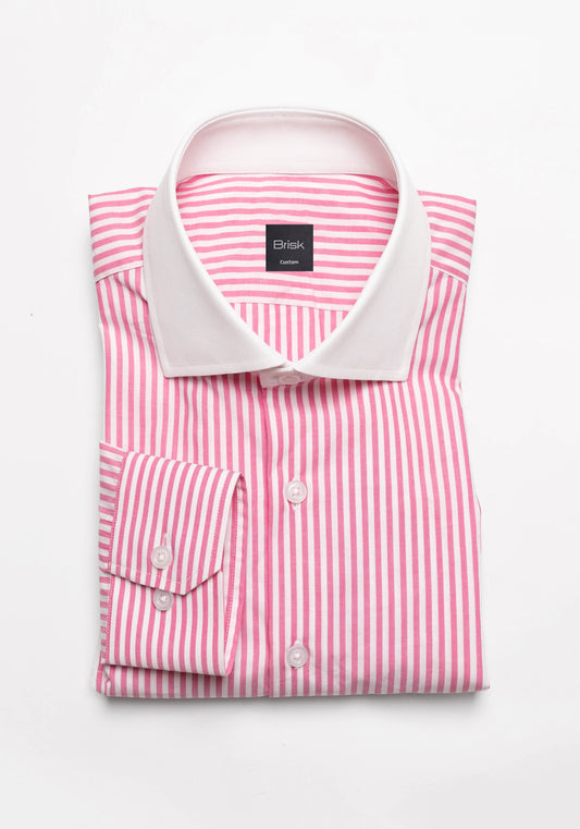 Bright Pink Bengal Stripes Shirt