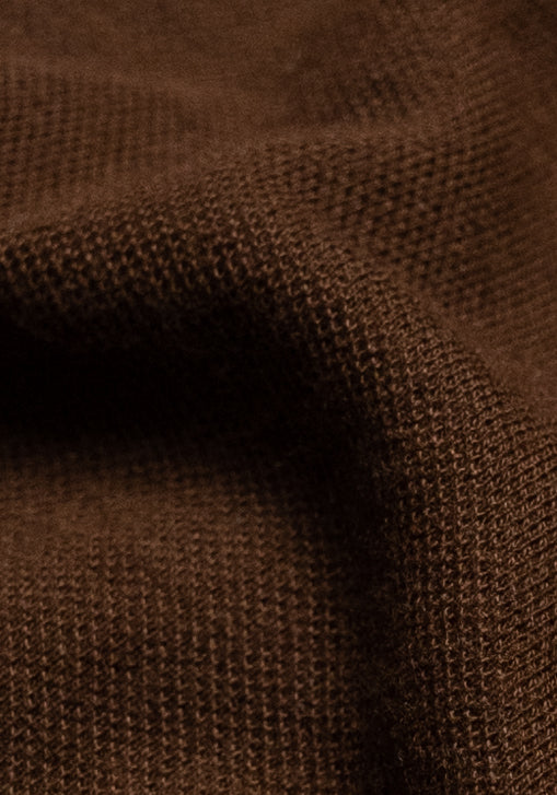 Brown Feather Soft Piqué-1