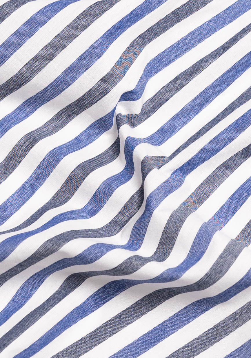 Chambray Blue Multi Stripes