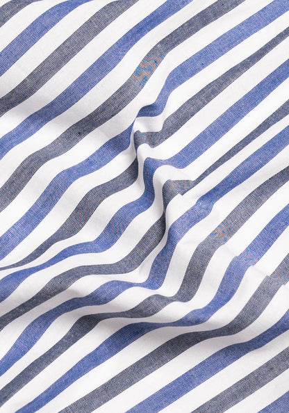 Chambray Blue Multi Stripes