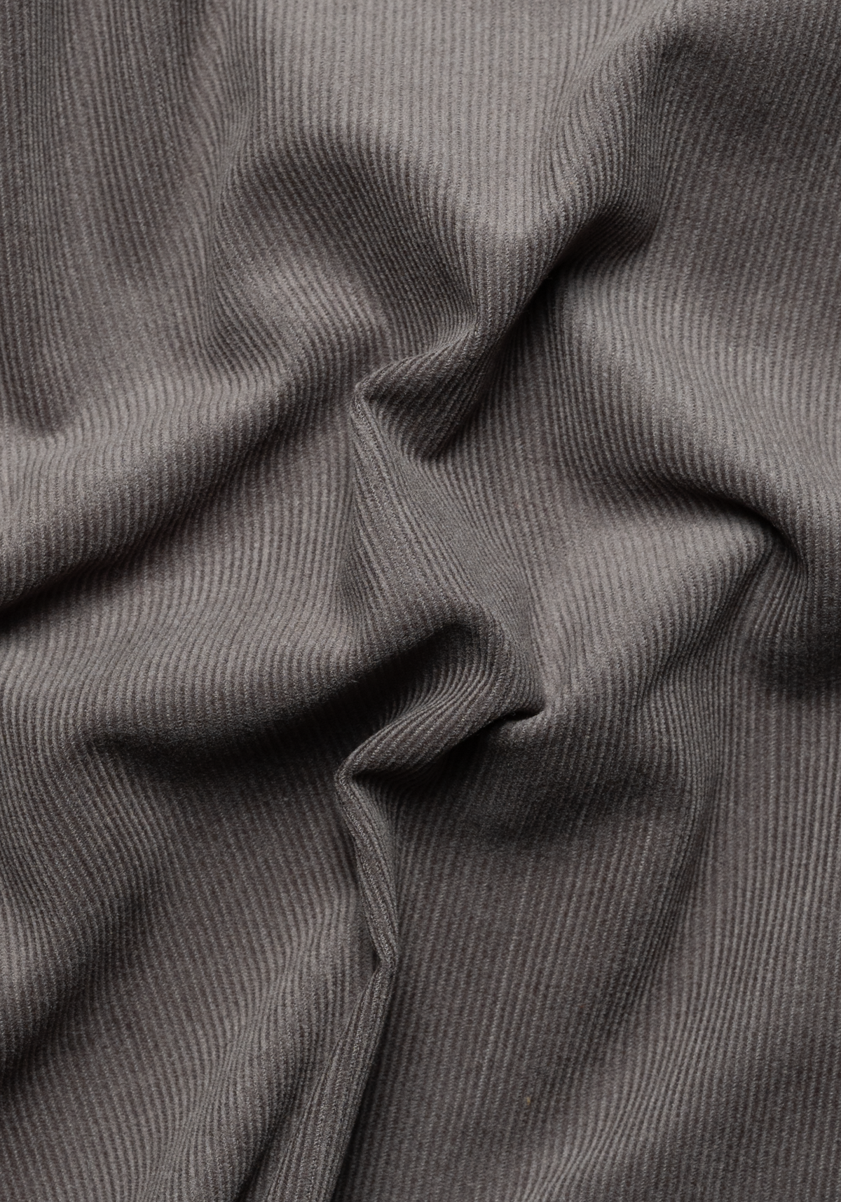 Charcoal Fine Wale Corduroy