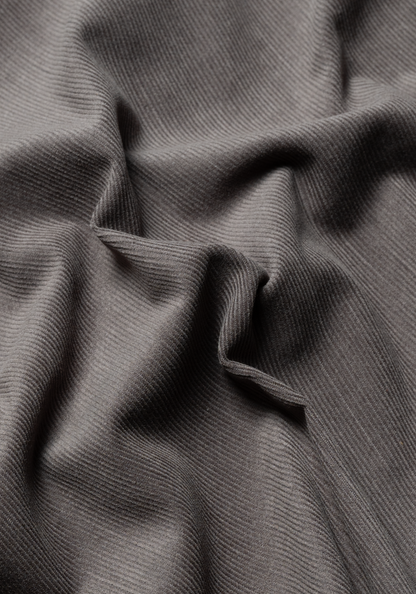 Charcoal Fine Wale Corduroy