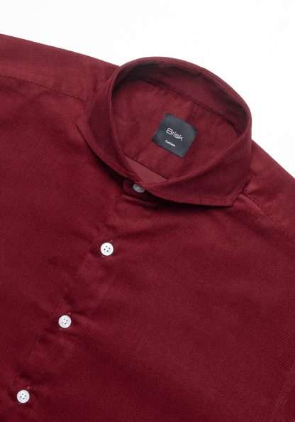 Classic Wine Fine Wale Corduary Shirt