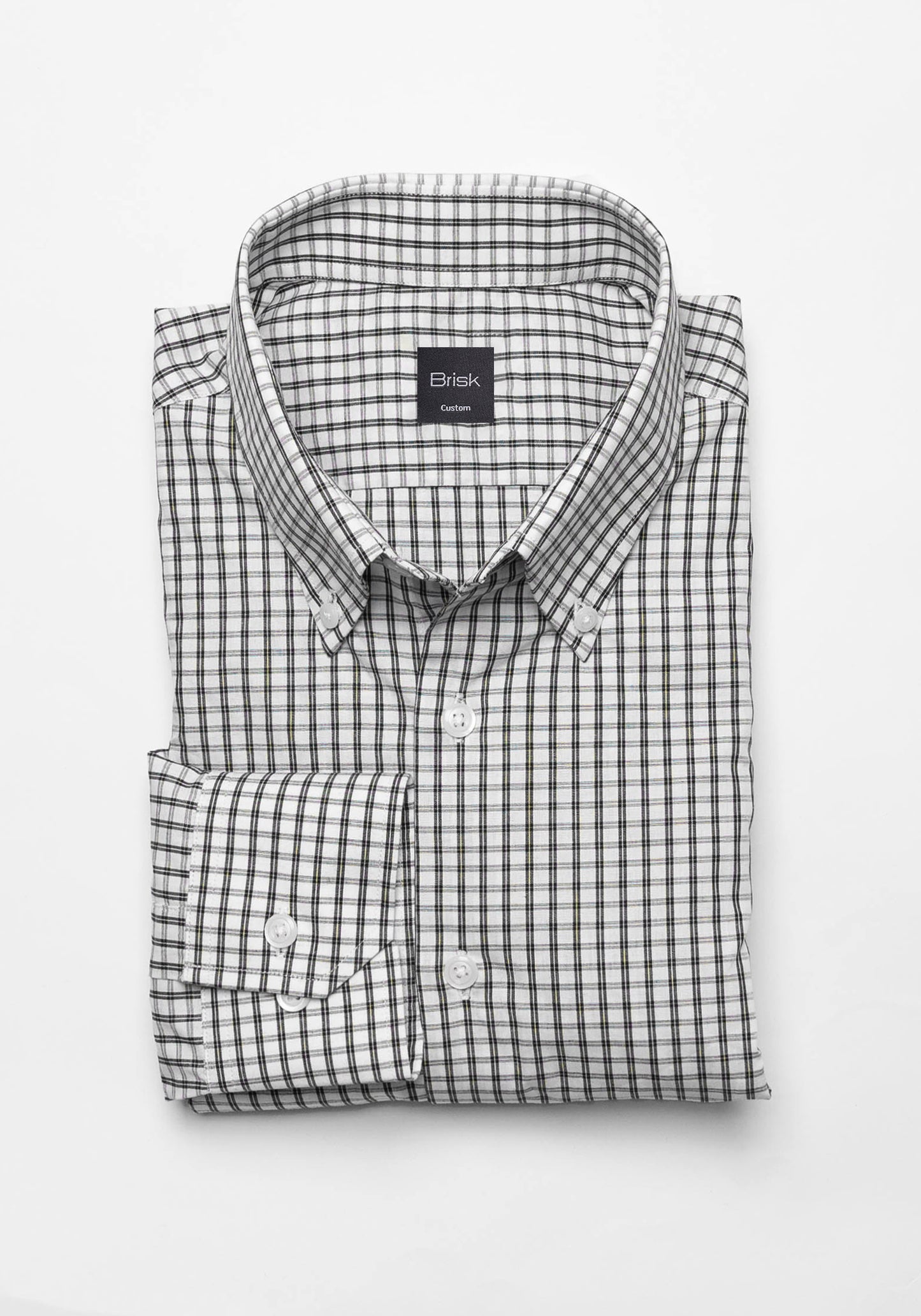 Crisp Black Checkered Shirt