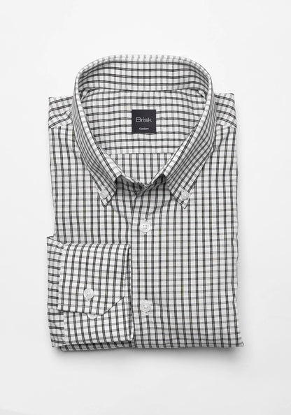 Crisp Black Checkered Shirt