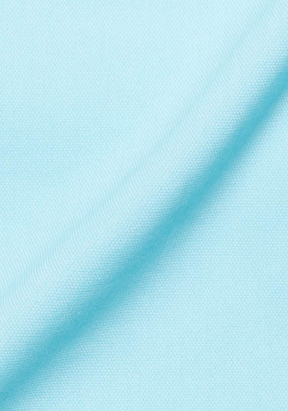 Crisp Turquoise Poly-Stretch Structured