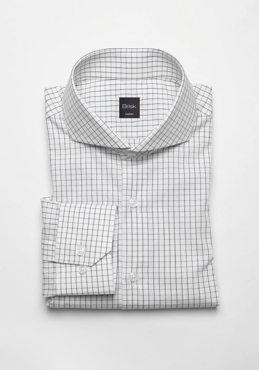 Dark Navy Boxes Shirt