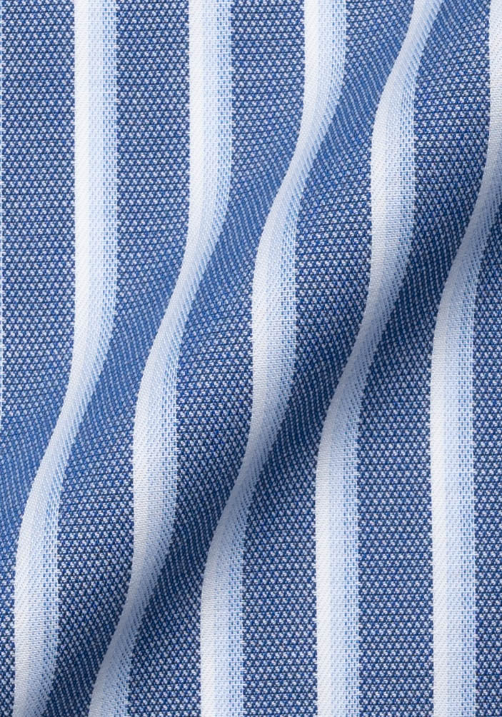 Dual Blue Royal Oxford Stripes