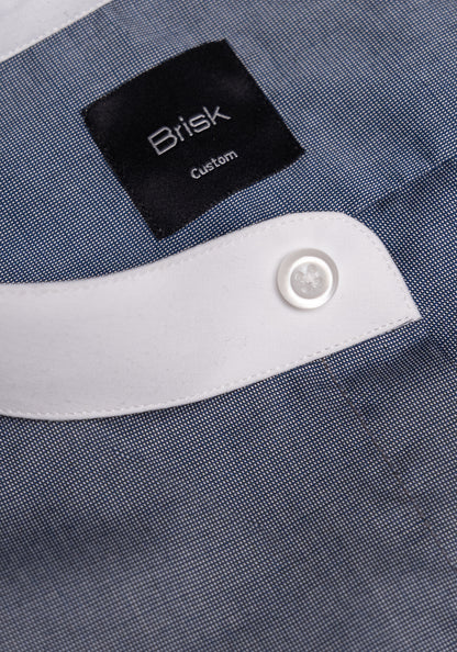 Egyptian Space Grey Pinpoint Shirt - Sale