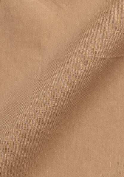 Fine Tan Poplin Cotton