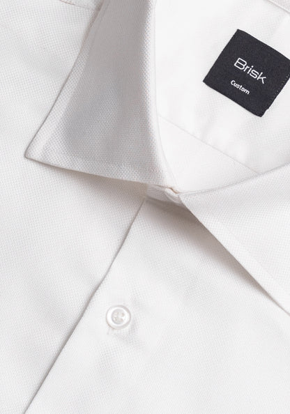 Fine White Royal Oxford Shirt-2