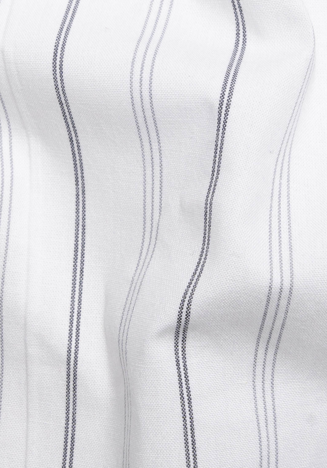 Grey On White Heavy Stretch Stripes-Easy Care