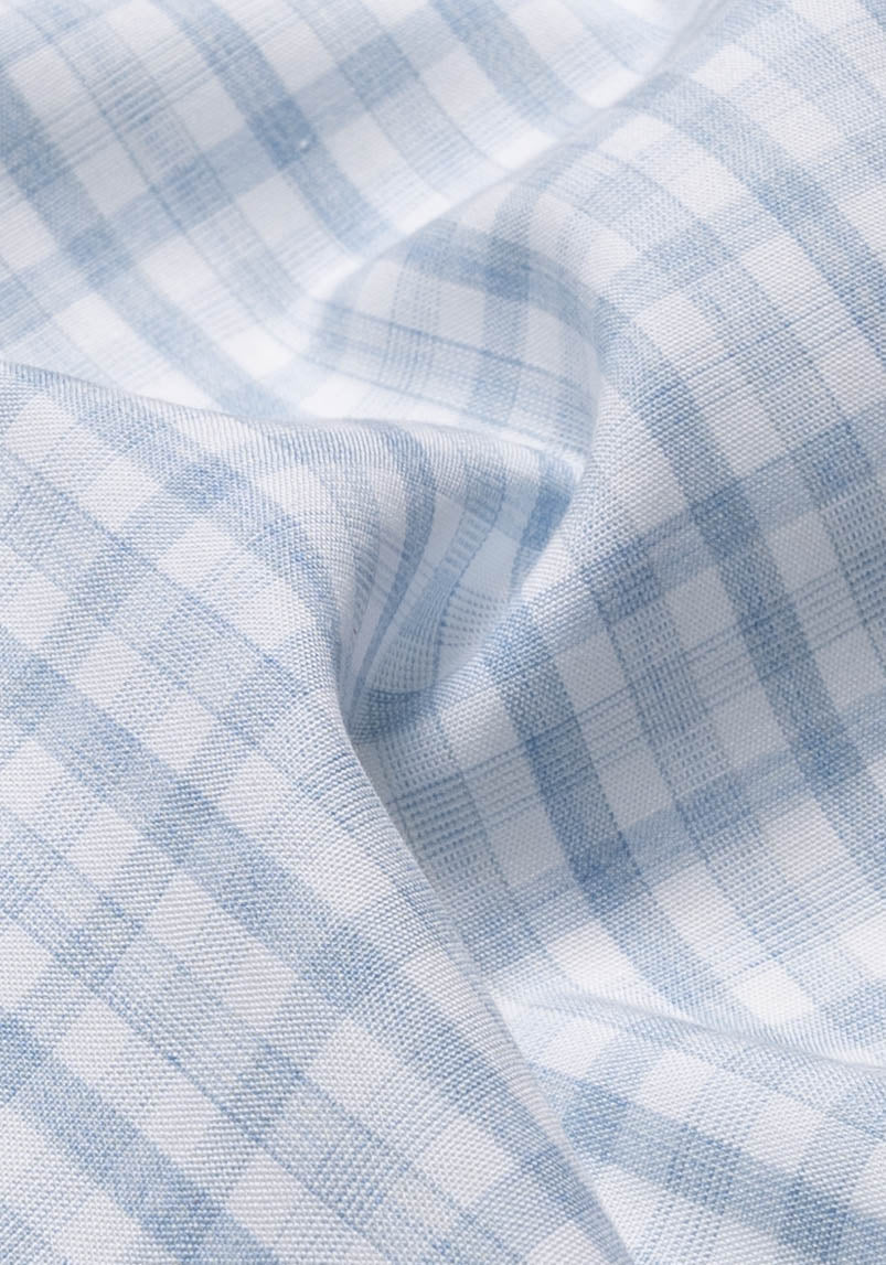 Melange Blueish Grey Gingham