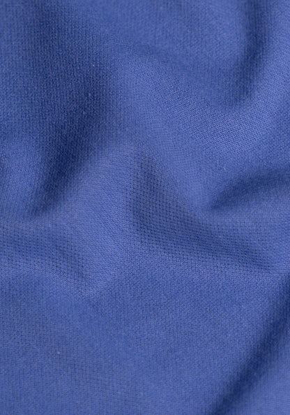 Mid-Blue Feather Soft Piqué