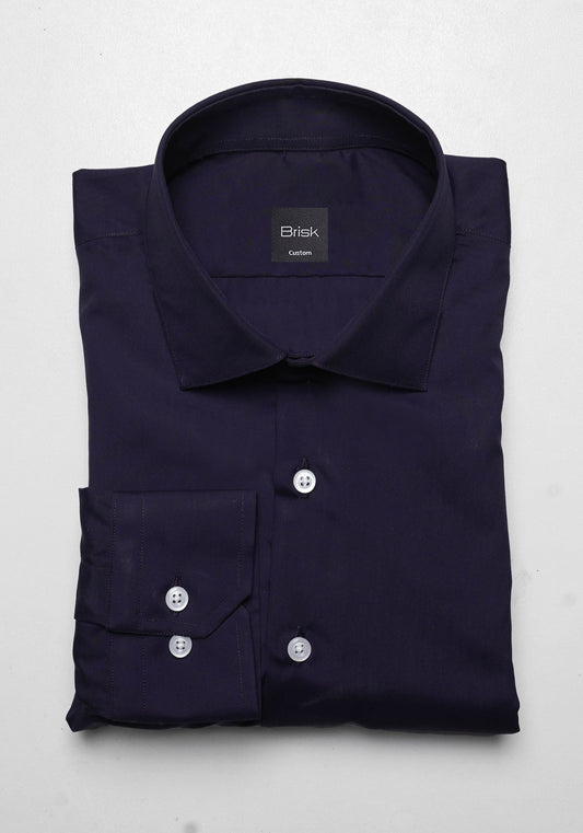 Plum Poplin Shirt