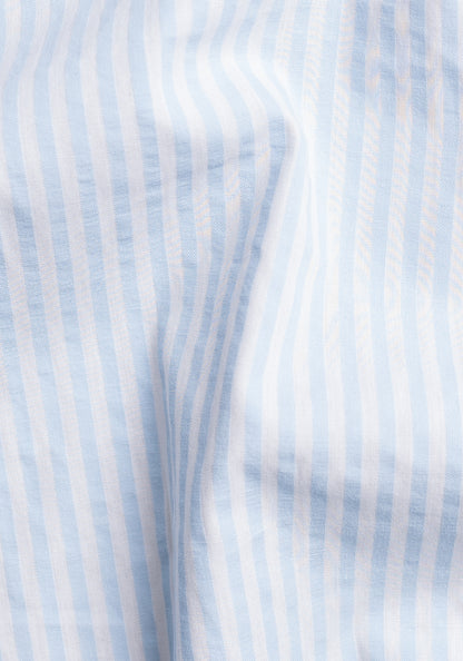Sky Blue Seersucker Bengal Stripes
