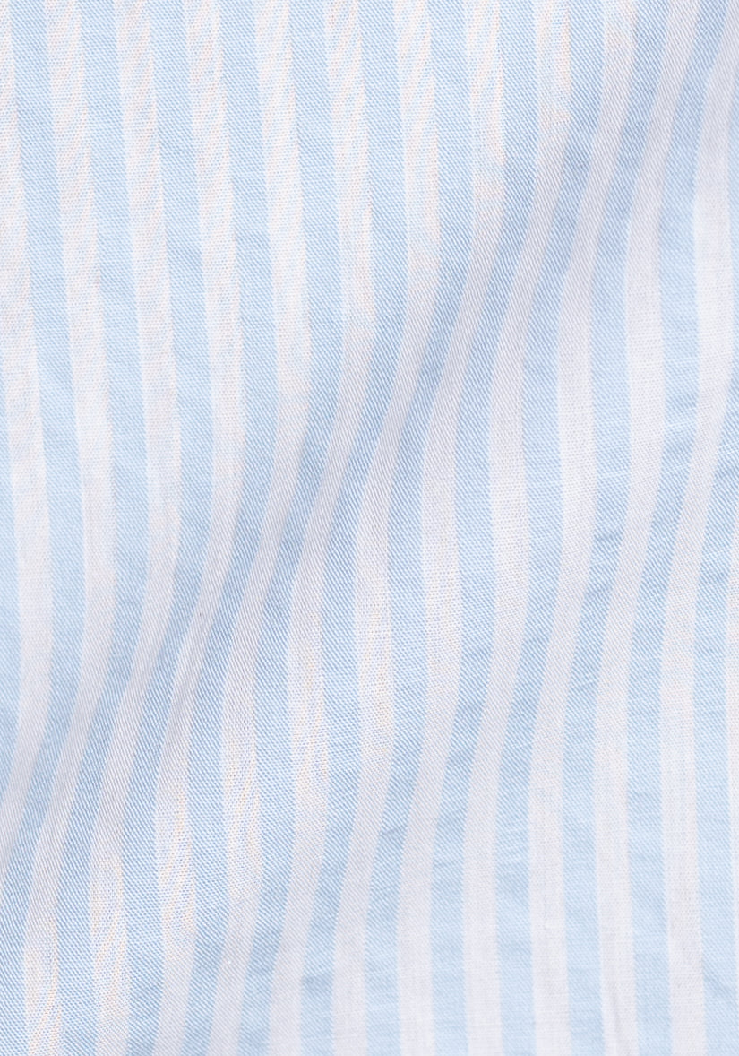 Sky Blue Seersucker Bengal Stripes
