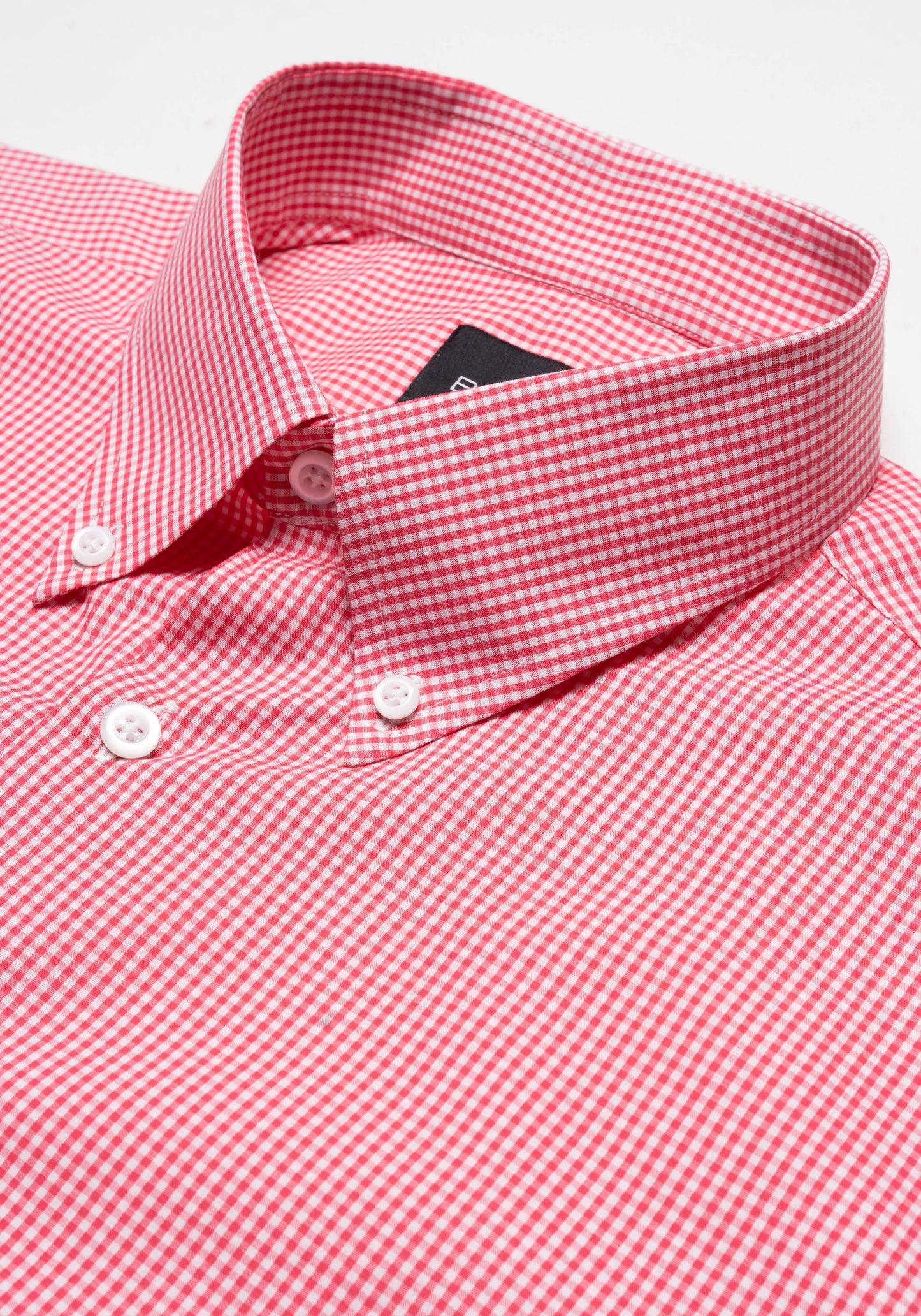 Red Mini Gingham Shirt-2