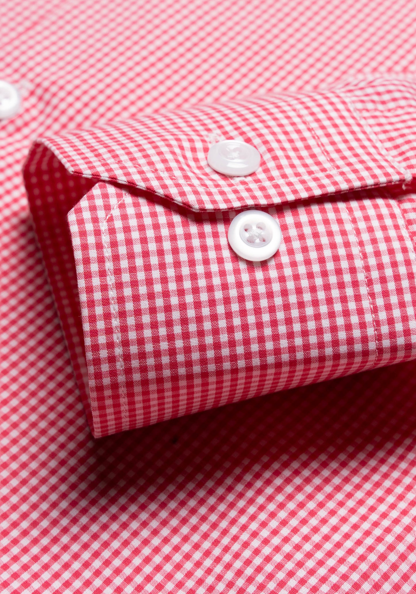 Red Mini Gingham Shirt-3