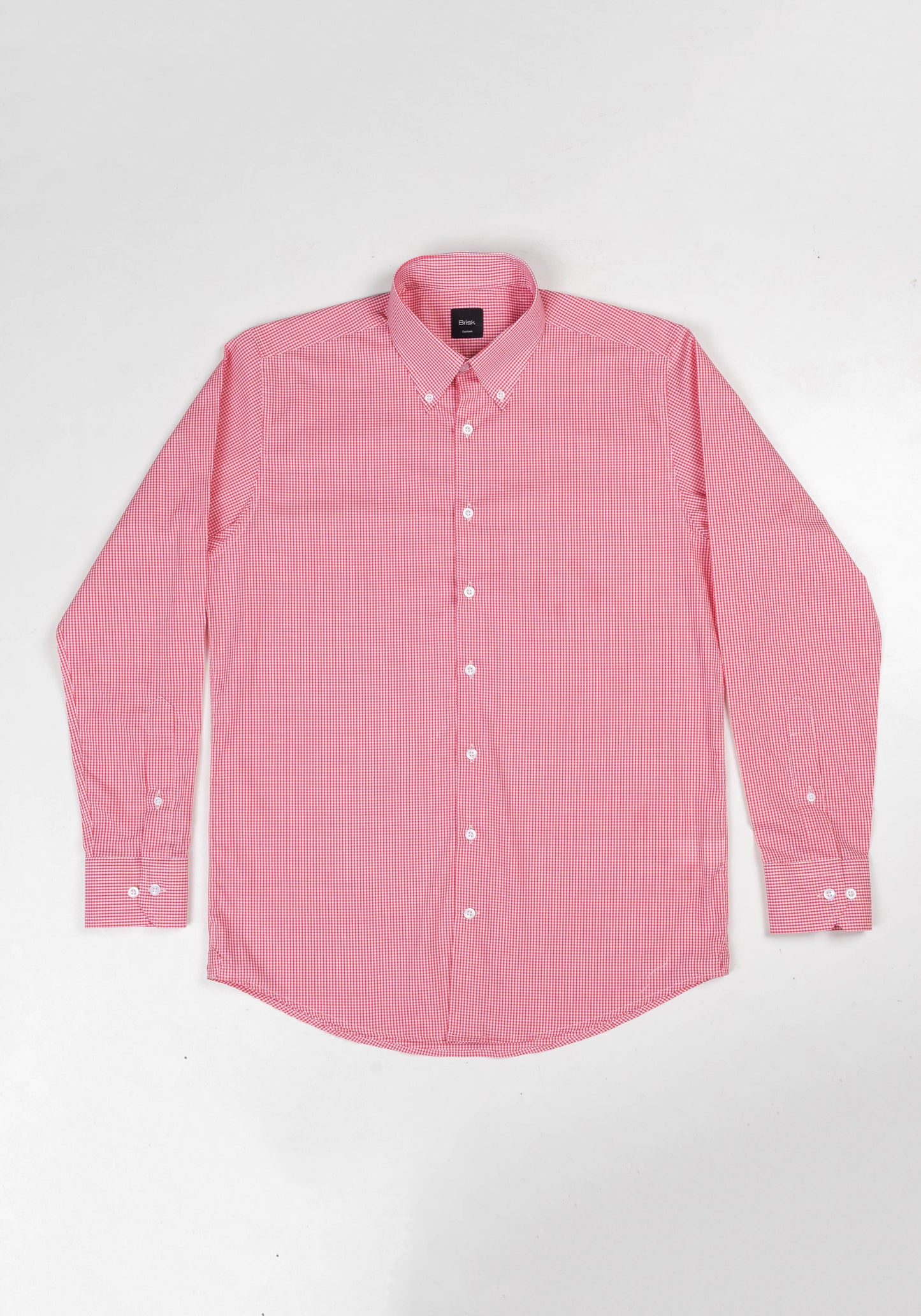 Red Mini Gingham Shirt-4
