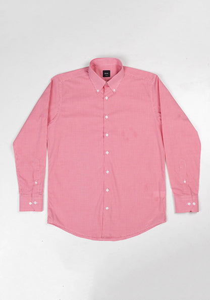 Red Mini Gingham Shirt-4