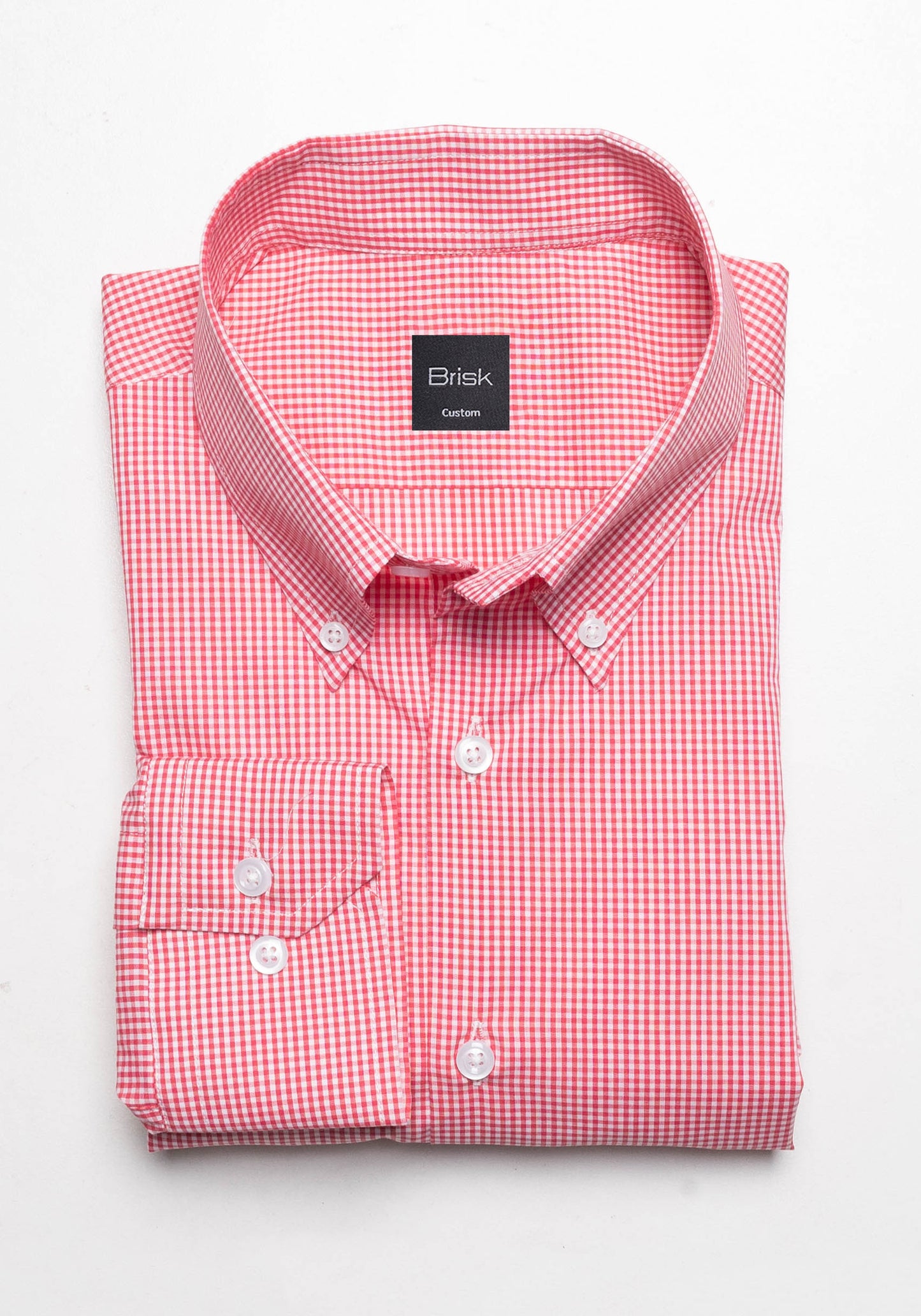 Red Mini Gingham Shirt