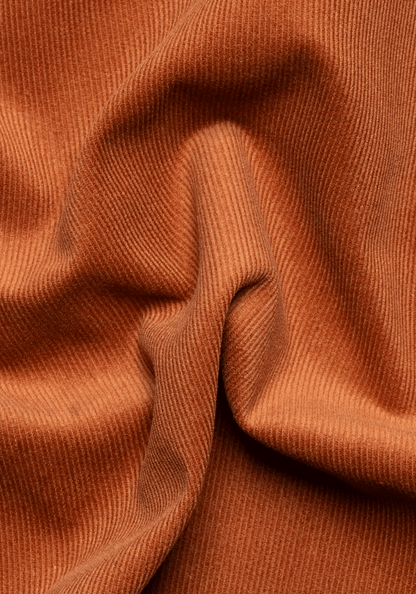 Rust Fine Wale Corduroy