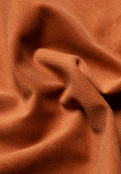 Rust Fine Wale Corduroy