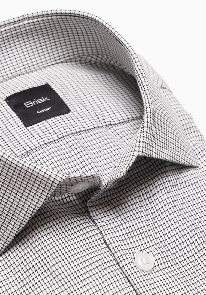 Soft Black Dobby Shirt-1