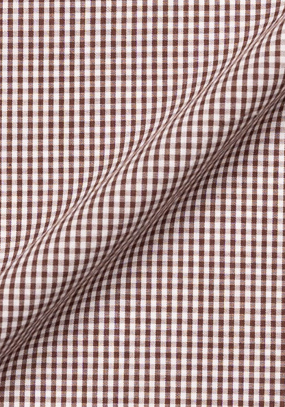 Soft Brown Light-weight Gingham