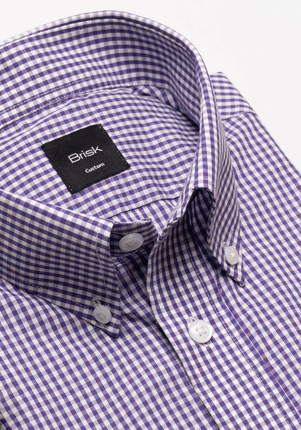 Soft Purple Gingham Shirt-1