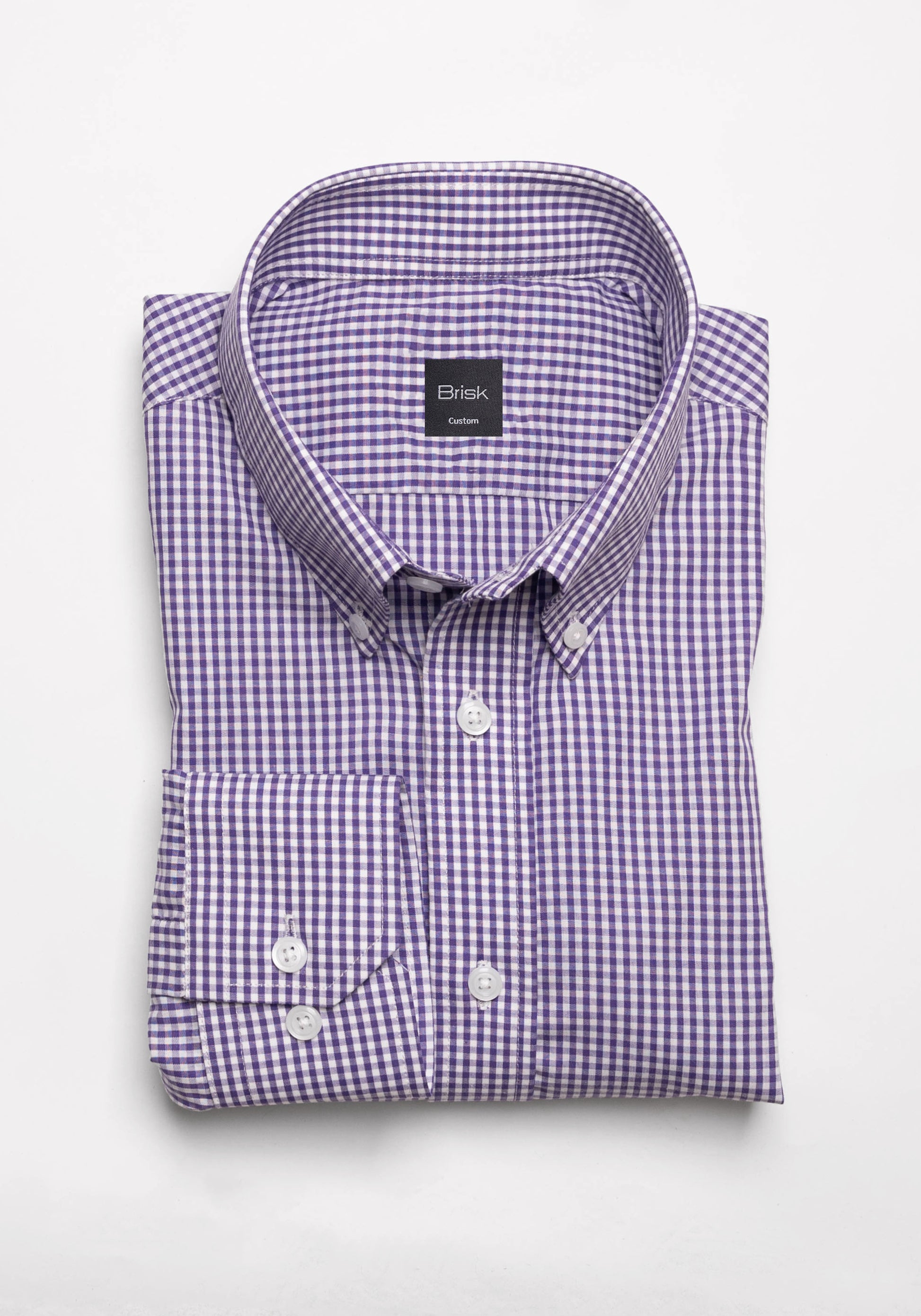 Soft Purple Gingham Shirt