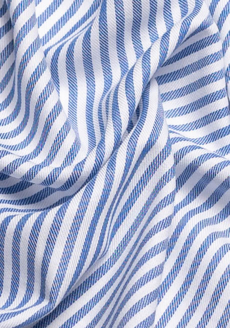 Super Soft Blue Twill--Tencel--Stripes