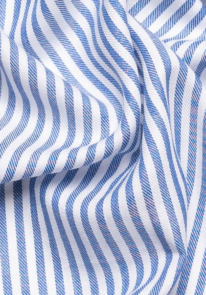 Super Soft Blue Twill-Tencel--Stripes