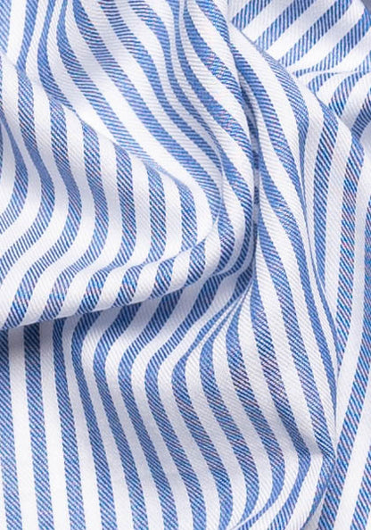 Super Soft Blue Twill-Tencel--Stripes