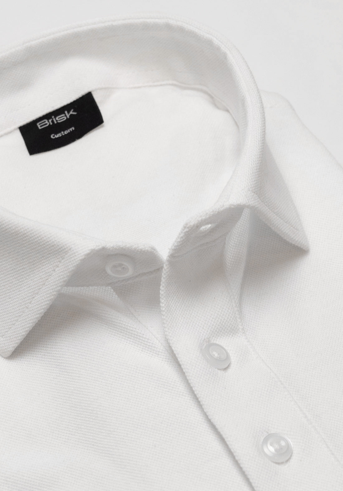 White Feather Soft Piqué Popover Full Sleeve Polo Shirt-2