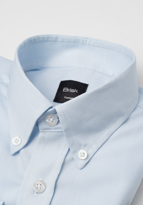 ICE BLUE PINPOINT SHIRT