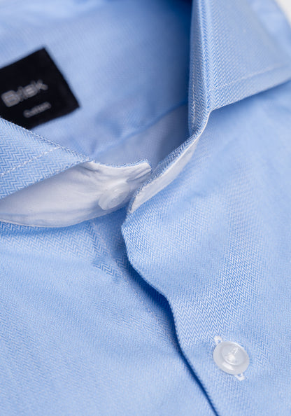Egyptian Blue Mini Herringbone Shirt - SALE