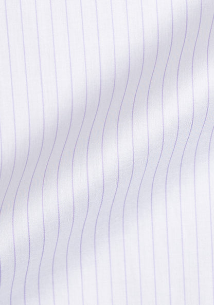 Lilac Satin Pencil Stripes